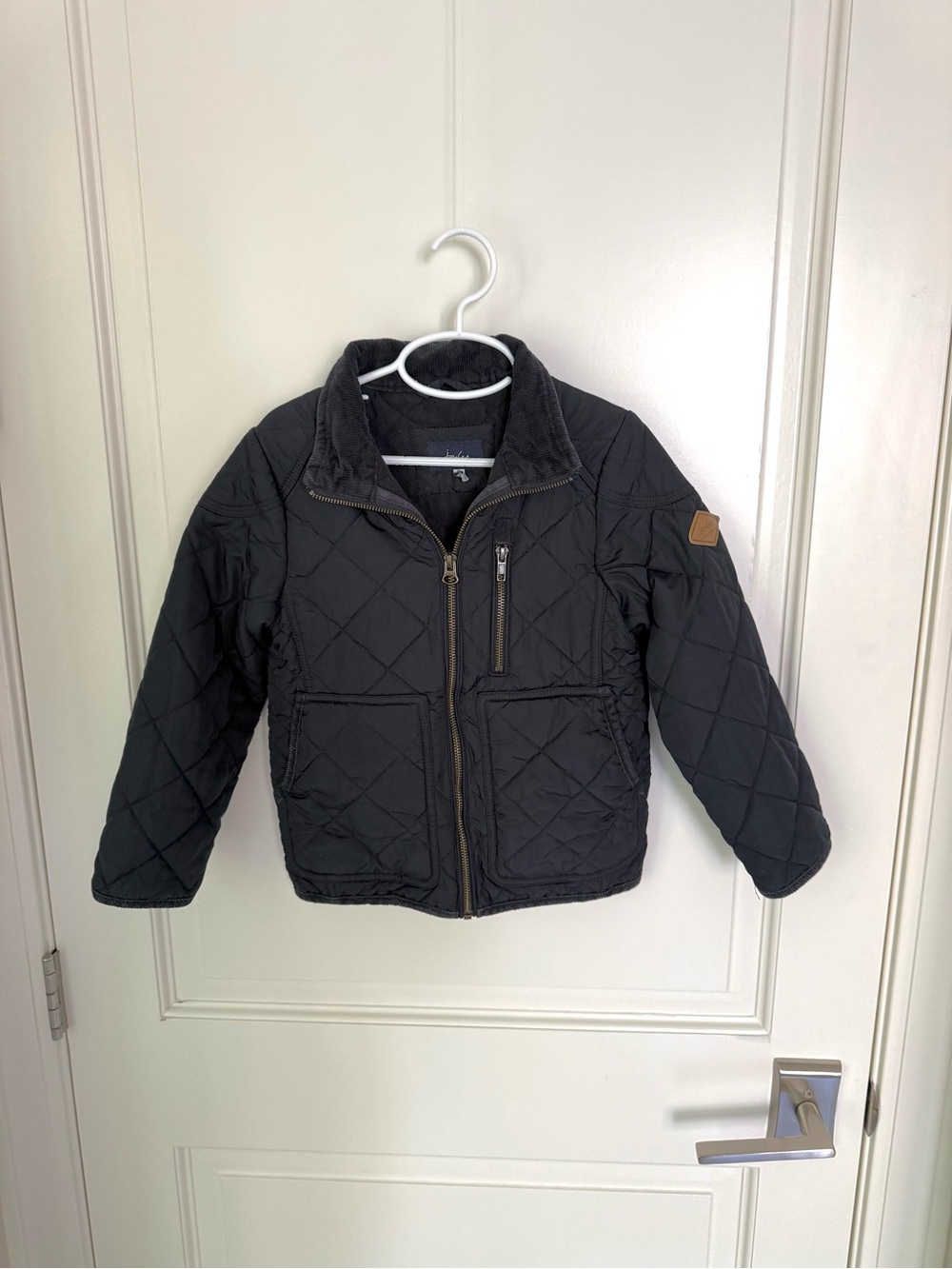 Joules Boys Girls Gilford Quilted Barn Jacket 7 7Y - Similar to Barbour British